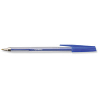 Lyreco Ball Point Blue Pens 0.7Mm Line Width - Box Of 12