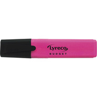 LYRECO BUDGET PINK HIGHLIGHTERS