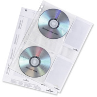 Durable kansiotasku A4 4 CD levylle, 1 kpl=5 taskua