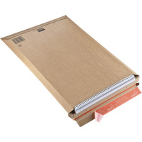 Karton redős-talpas öntapadó borítékok, barna, 340 x 500 x 50 mm