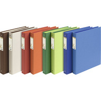 EXACOMPTA FOREVER 2-RING BINDERS ASSORTED COLOURS - PACK OF 10