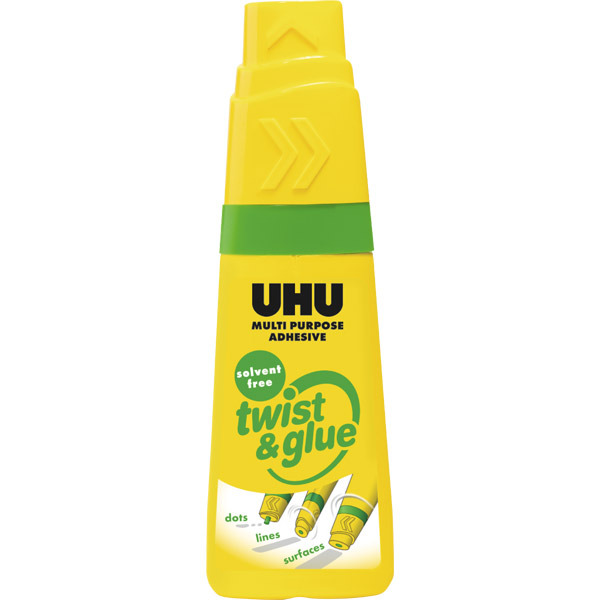 Colle Uhu Twist & Glue ReNature - flacon de 35 ml