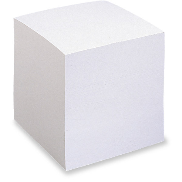 Lyreco White Paper Cube Refill 90 X 90mm - 850 Loose Leaf Notes
