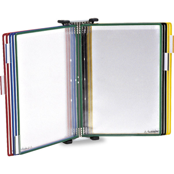 Nástenný držiak s 10 panelmi T-display Industrial, farebné panely