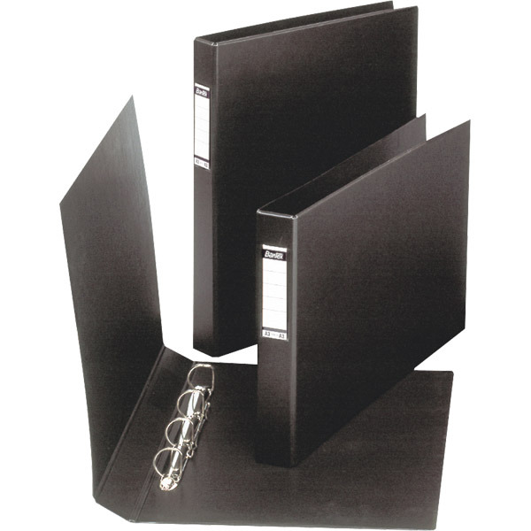 Elba Vision 4-Ring A3 Landscape Binder Black