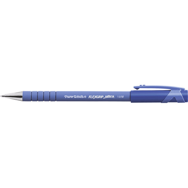 Stylo bille Papermate Flexgrip Ultra - pointe moyenne - bleu