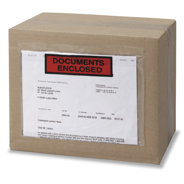 DOCUMENT ENCLOSED ENVELOPE PRINTED 225X122 - PACK OF 1000
