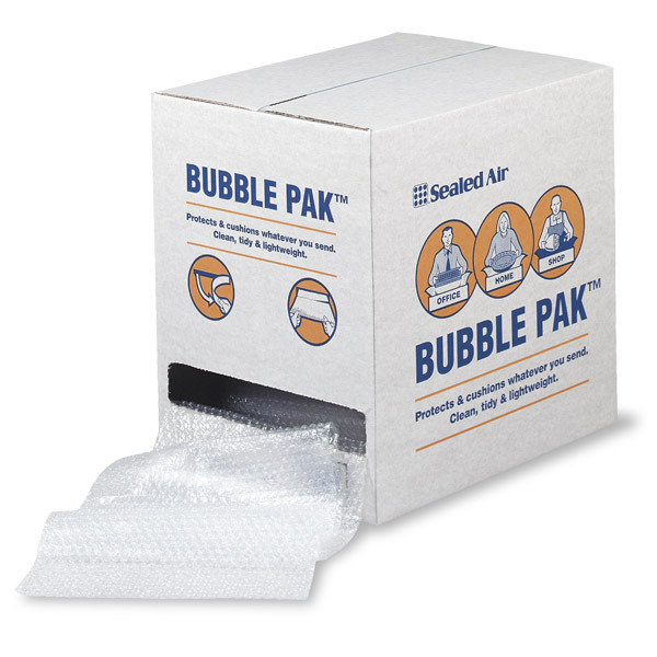 ROTOLO A BOLLE D'ARIA BUBBLE PAK SEALED AIR DA 100 FOGLI 30 X 50 CM