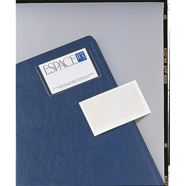 3L 60 X 95mm Self-Adhesive Business Card Pockets - Pack of 10