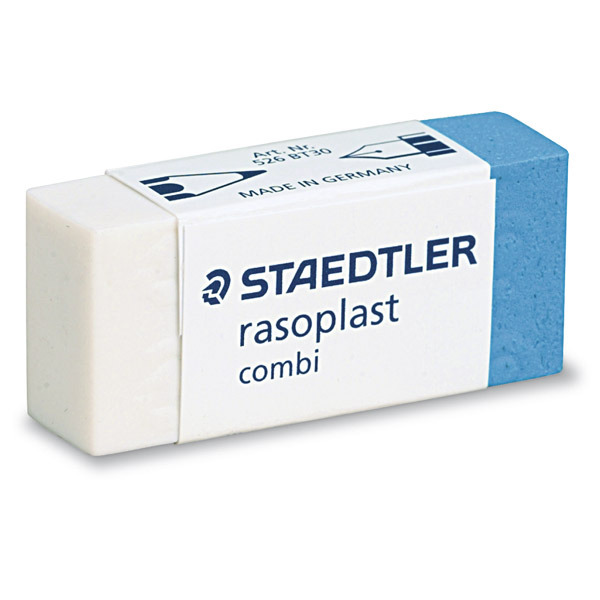 Staedtler combination ink and pencil eraser with cardboard cover