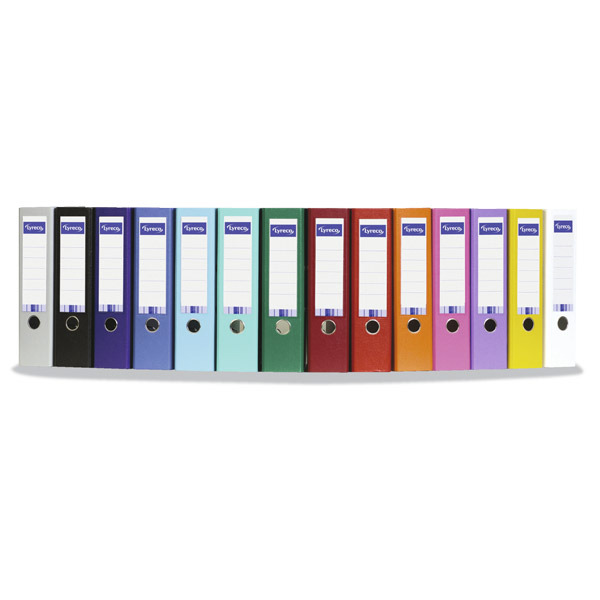 Lyreco Lever Arch File PP A4 Blue - Pack Of 10