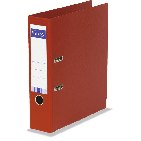 Lyreco lever arch file PP spine 80 mm red