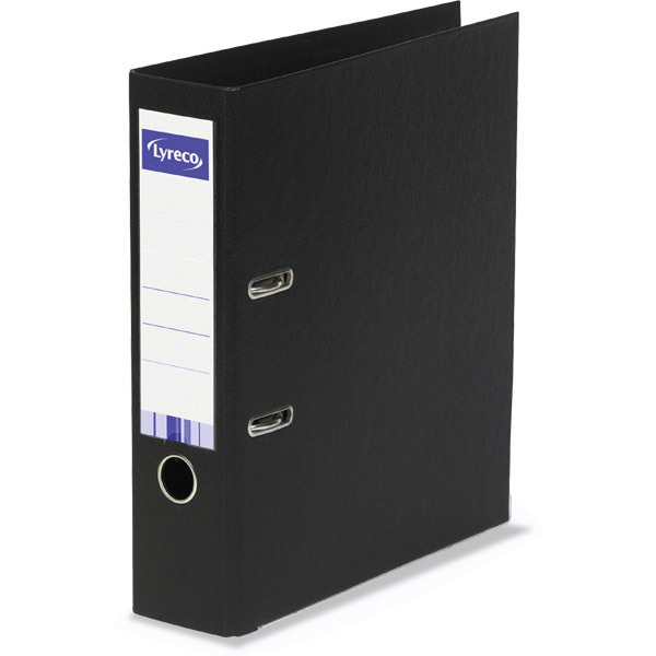 Lyreco Lever Arch File PP A4 Black - Pack Of 10