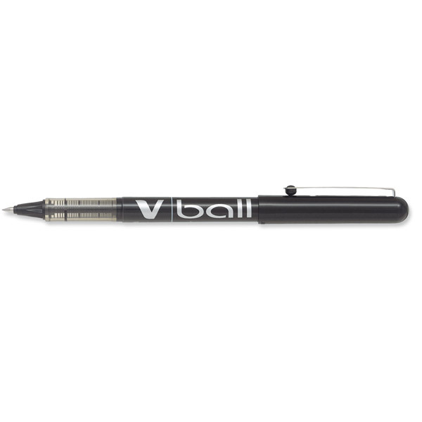 Pilot V-Ball roller met metalen punt 0,5mm zwart