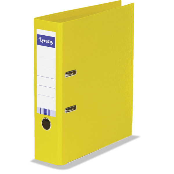 LYRECO LEVER ARCH FILE PP A4 45MM YELLOW