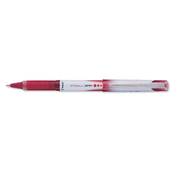 Pilot V-Ball roller with metal tip with grip 0,5mm red