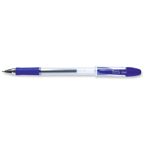 Lyreco Grip Gel Ink Blue Pens 0.7mm