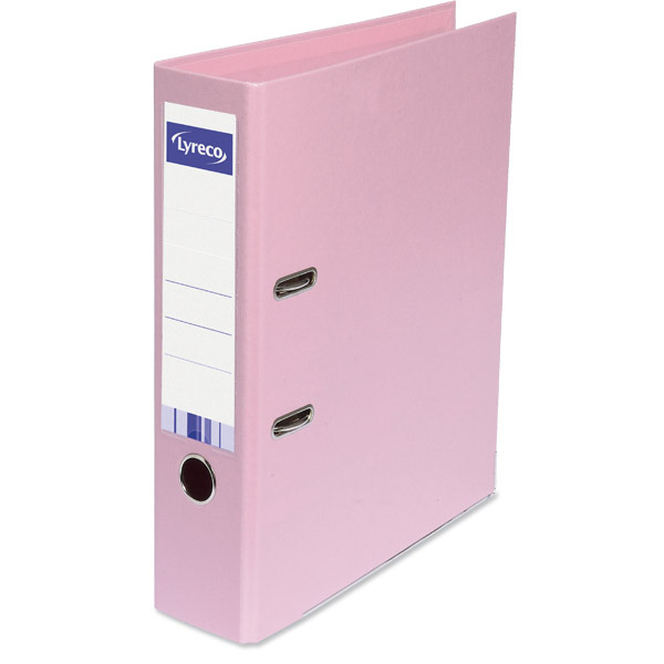 LYRECO LEVER ARCH FILE 45MM PINK