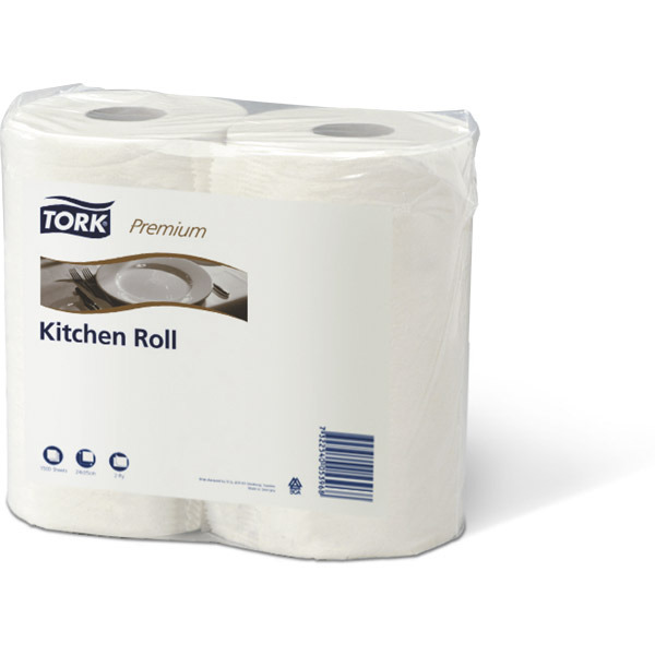 Tork Premium White 2 Ply Kitchen Roll - Pack of 2