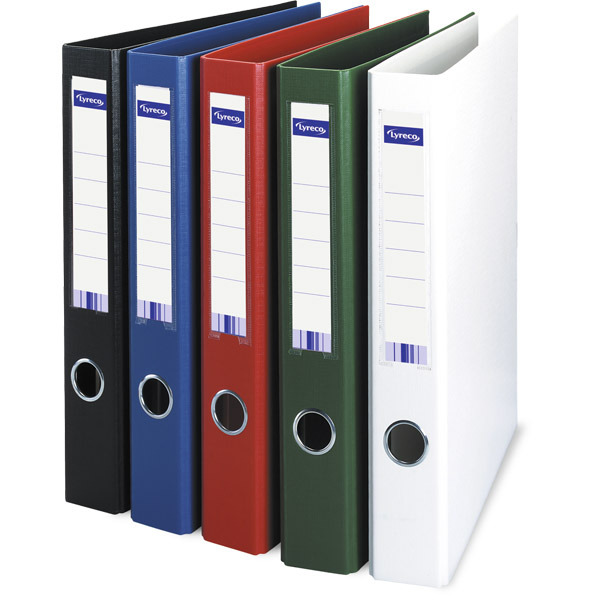 IMPEGA 4-RING BINDER A4 30MM RED