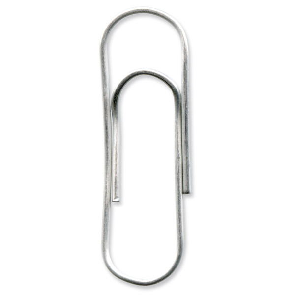 Caixa de 1000 clips galvanizados nº2 LYRECO Dimensões: 32 mm