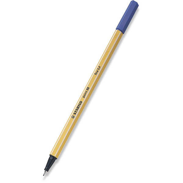 Stabilo Point 88 Fineliner Blue Pens 0.4Mm Line Width
