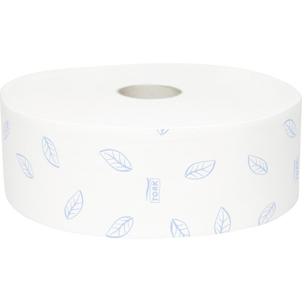 Tork T1 White 2 Ply Soft Jumbo Toilet Roll 380M - Pack of 6