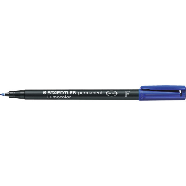 Staedtler 318 OHPen F permanent pen blue