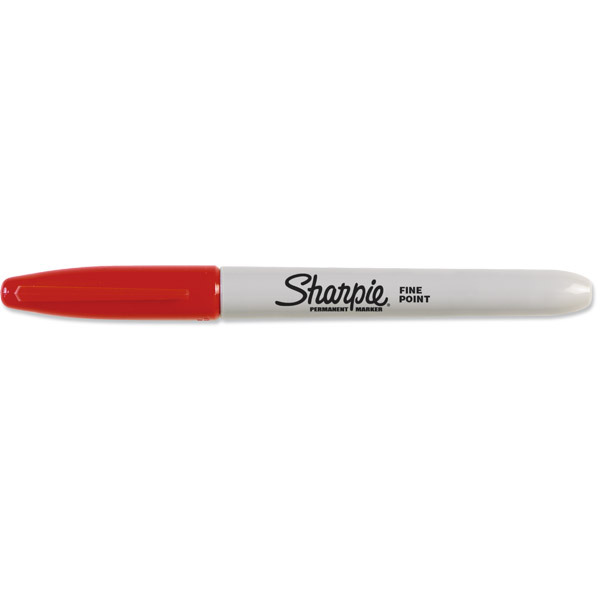 SHARPIE BULLET TIP RED PERMANENT MARKERS