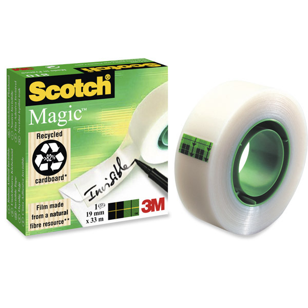 Neviditeľná lepiaca páska Scotch Magic 810, 19 mm x 33 m