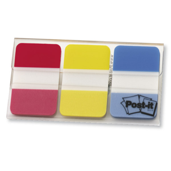 Post-it 686RYB strong index 25x38 mm 3 classic colours