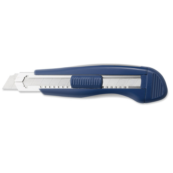Lyreco Premium trimming knife softgrip 18mm plastic + 1 knife