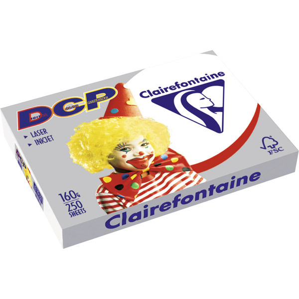 CLAIREFONTAINE DCP PAPER A3 160 G WHITE - REAM OF 250 SHEETS
