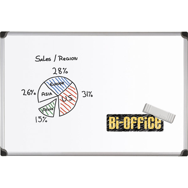 Bi Office lacquered magnetic whiteboard 120x180 cm
