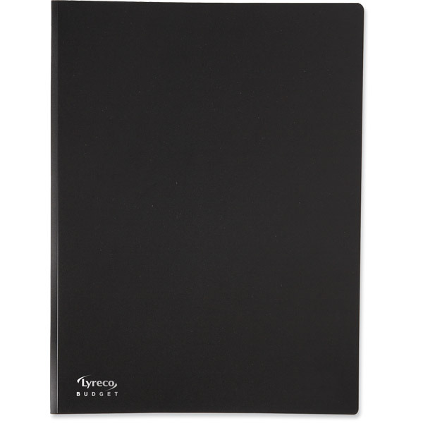 Porte vues Lyreco Budget - PP - 20 pochettes - noir