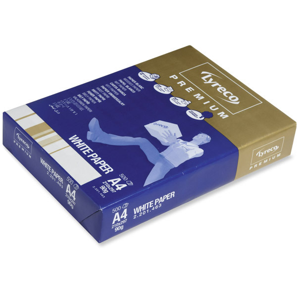 Lyreco Premium Paper A4 90gsm 500-Sheet White