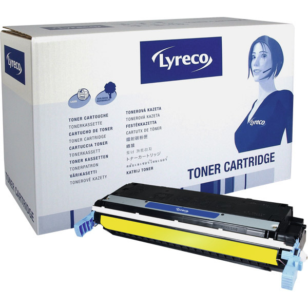Lyreco cartouche laser compatible HP C9732A jaune [12.000 pages]