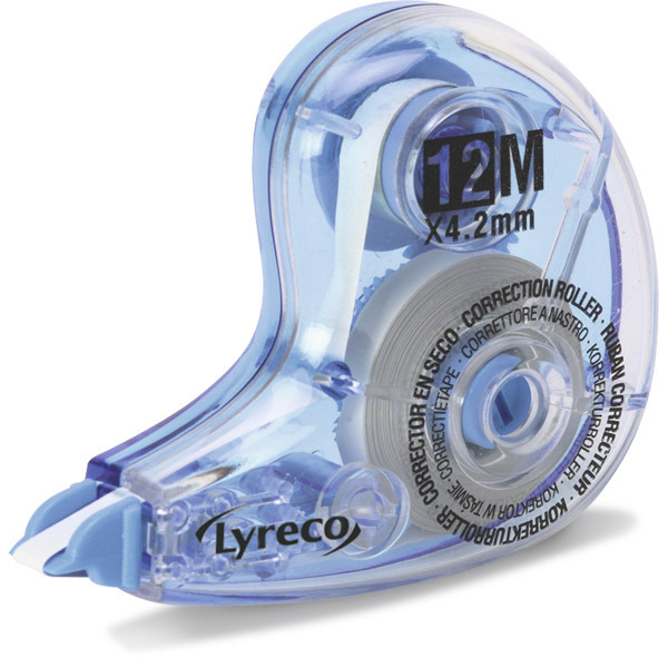 lyreco correction tape roller - 4.2 mm X 12 m film