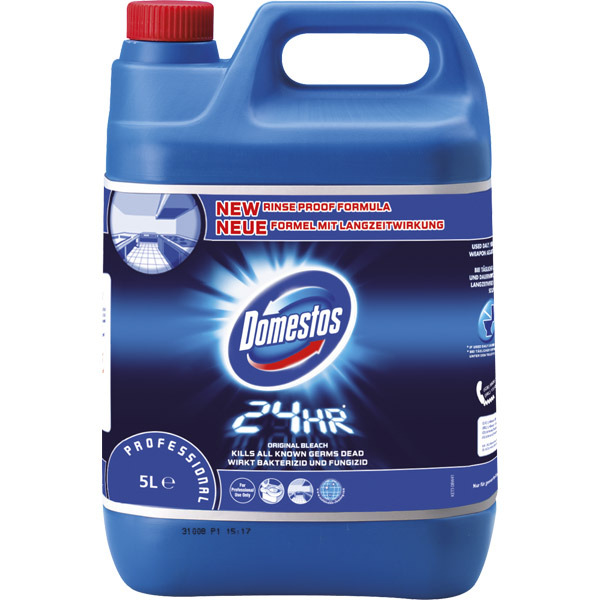 DOMESTOS BLEACH - 5 LITRE BOTTLE