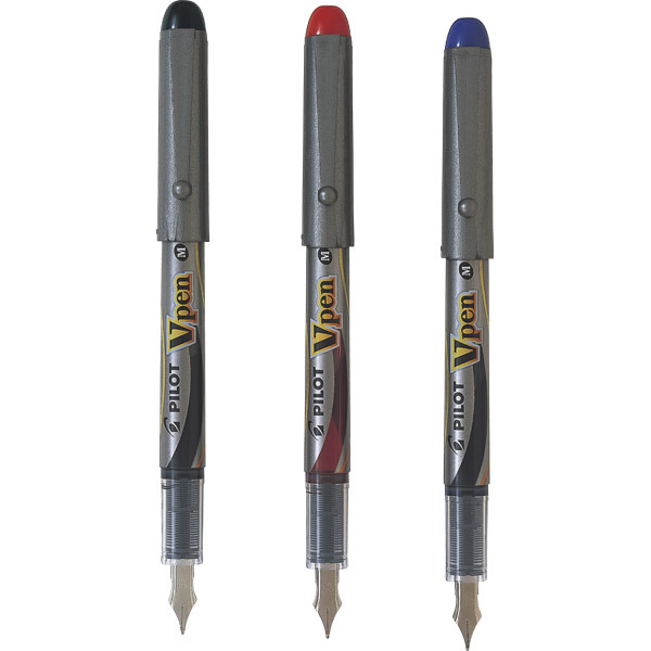 Pilot V-Pen stylo à plume jetable non rechargeable noir