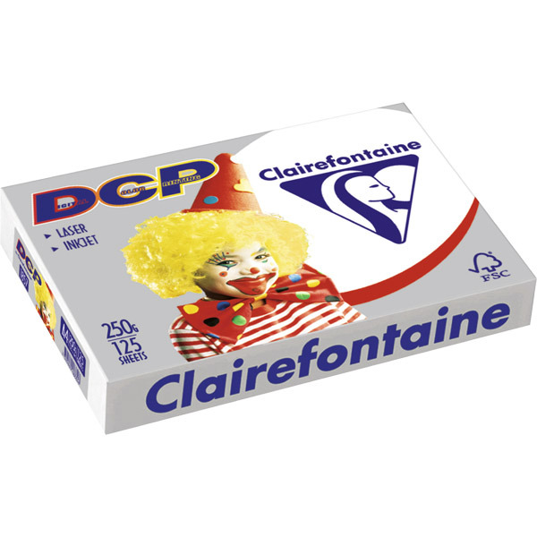 Clairefontaine DCP Paper A4 250 gsm White - 1  Ream of 125 Sheets