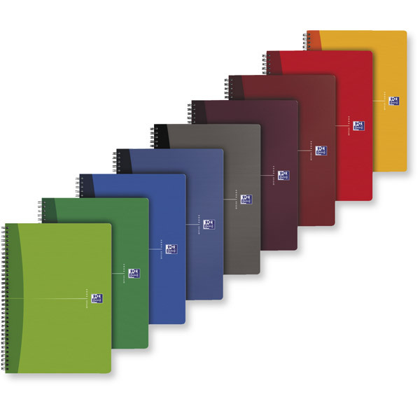 Cahier spirale Oxford Office The Essentials A4 - 180 pages - quadrillé