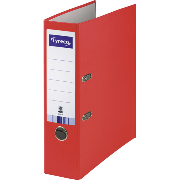 Lyreco Recycled Lever Arch File A4 80Mm Red