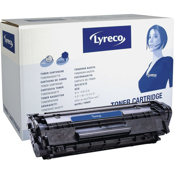 Toner Lyreco kompatibel zu HP Q2612A, 2000 Seiten, schwarz
