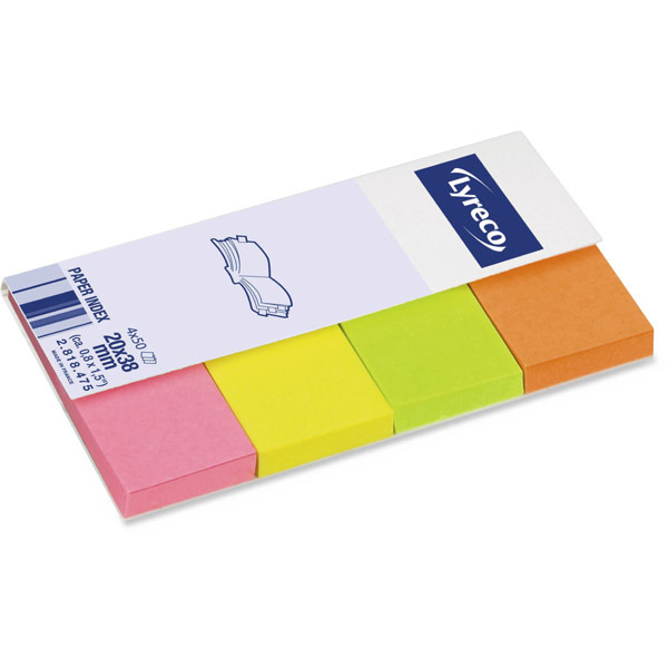 Lyreco Paper Index - 4 Assorted Colours