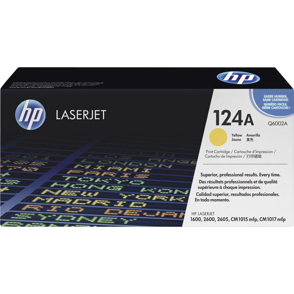HP Q6002A cartouche laser nr.124A jaune [2.000 pages]