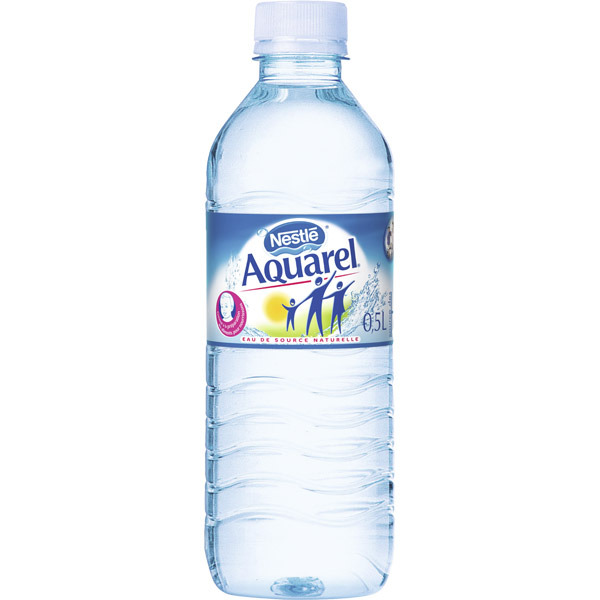 Pack de 24 garrafas de 0,5 l de agua NESTLÉ Aquarel