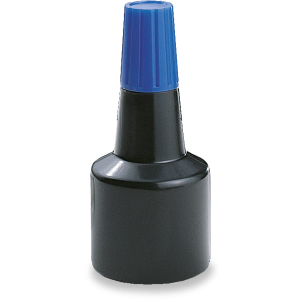 Stamp pad ink plastic bottle 30 ml blue