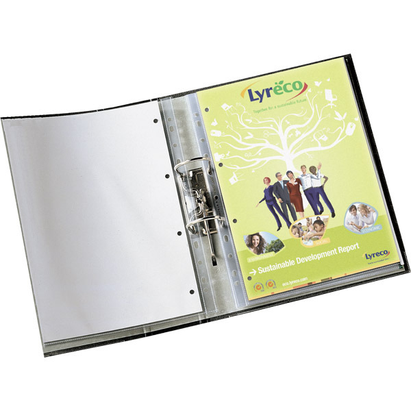 Lyreco Premium A4 Punched Pockets 120 Microns - Pack of 25