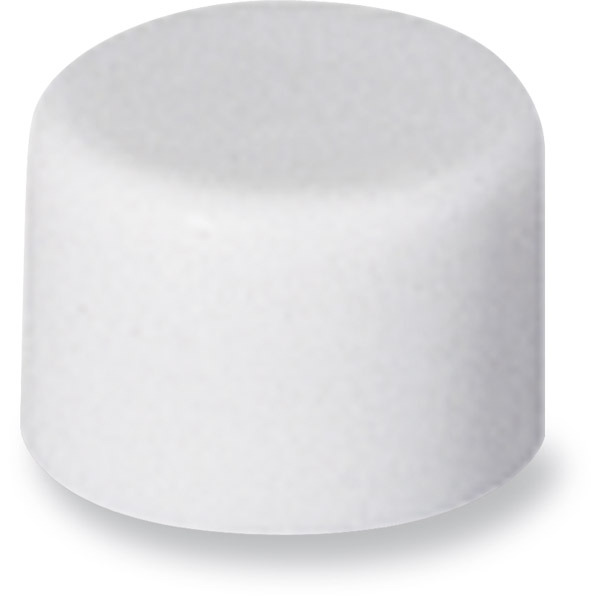 Aimant Lyreco - rond - Ø 10 mm - blanc - lot de 20
